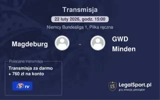Magdeburg - GWD Minden gdzie oglądać? (22.02)