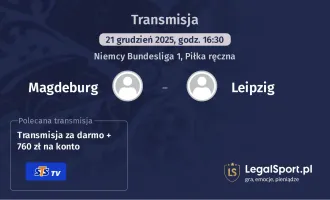 Magdeburg - Leipzig gdzie oglądać? (21.12)
