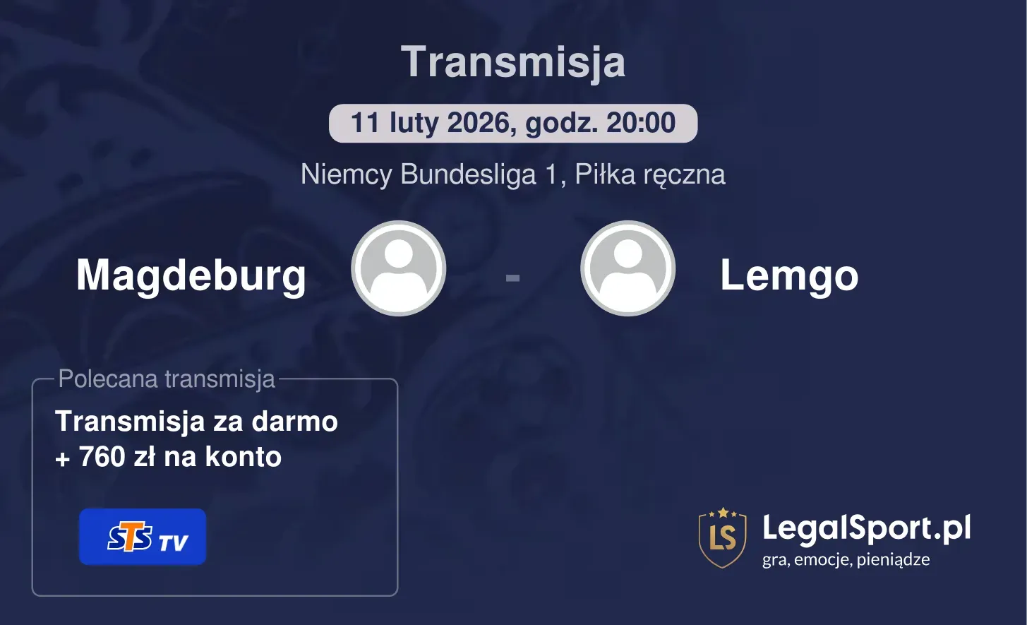 Magdeburg - Lemgo Transmisje