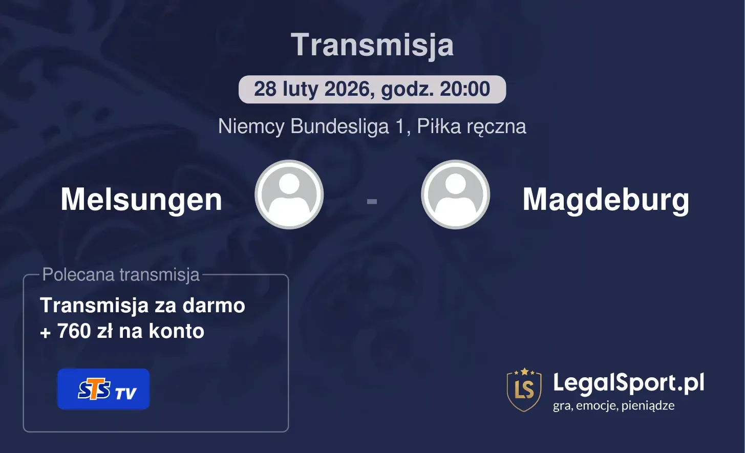 Melsungen - Magdeburg Transmisje