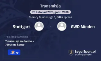 Stuttgart - GWD Minden gdzie oglądać? (20.11)