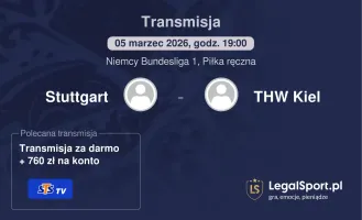 Stuttgart - THW Kiel gdzie oglądać? (05.03)