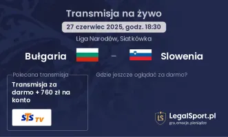 Bułgaria - Slowenia gdzie oglądać?