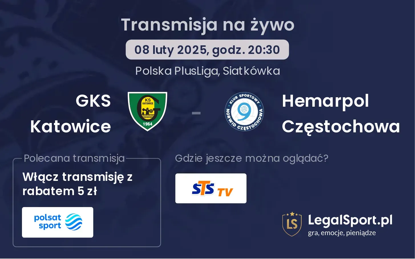 GKS Katowice - Hemarpol Częstochowa gdzie oglądać?
