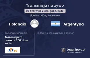 Holandia - Argentyna gdzie oglądać?