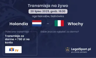 Holandia - Włochy gdzie oglądać?