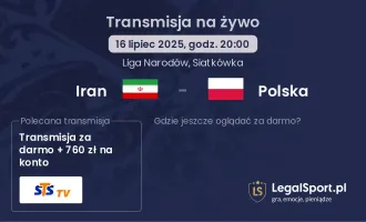 Iran - Polska gdzie oglądać?