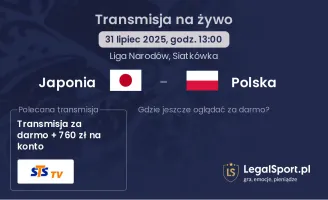 Japonia - Polska gdzie oglądać?
