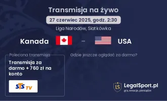 Kanada - USA gdzie oglądać?