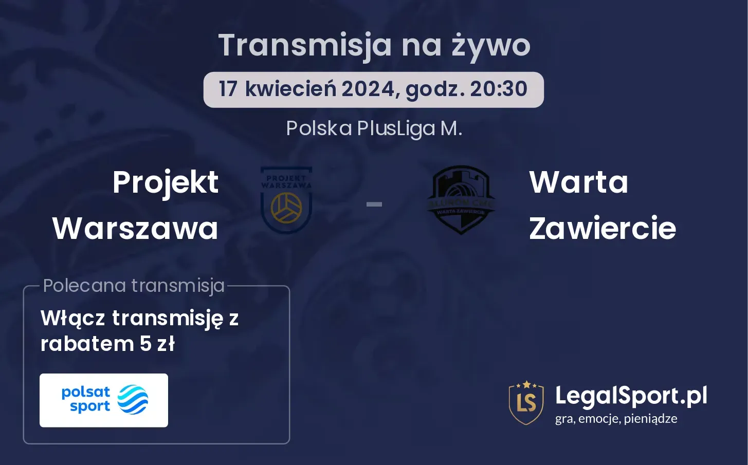 Projekt Warszawa - Warta Zawiercie