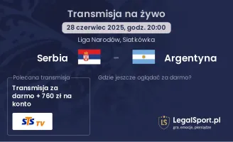 Serbia - Argentyna gdzie oglądać?