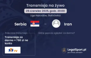 Serbia - Iran gdzie oglądać?