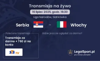 Serbia - Włochy gdzie oglądać?