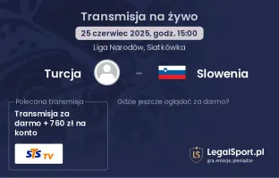 Turcja - Slowenia gdzie oglądać?
