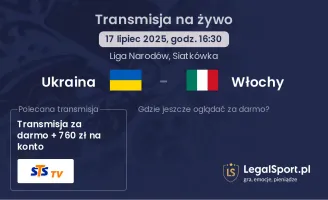 Ukraina - Włochy gdzie oglądać?