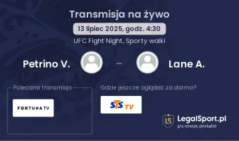 Petrino V. - Lane A. gdzie oglądać?