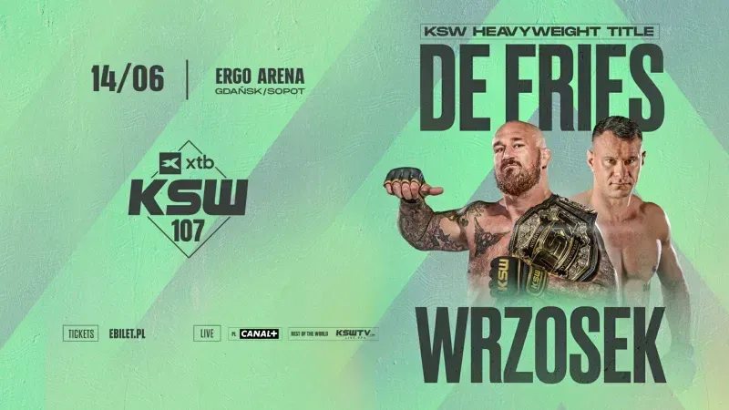 KSW 107: Gdzie oglądać na żywo?