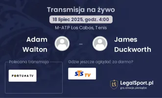 Adam Walton - James Duckworth gdzie oglądać?