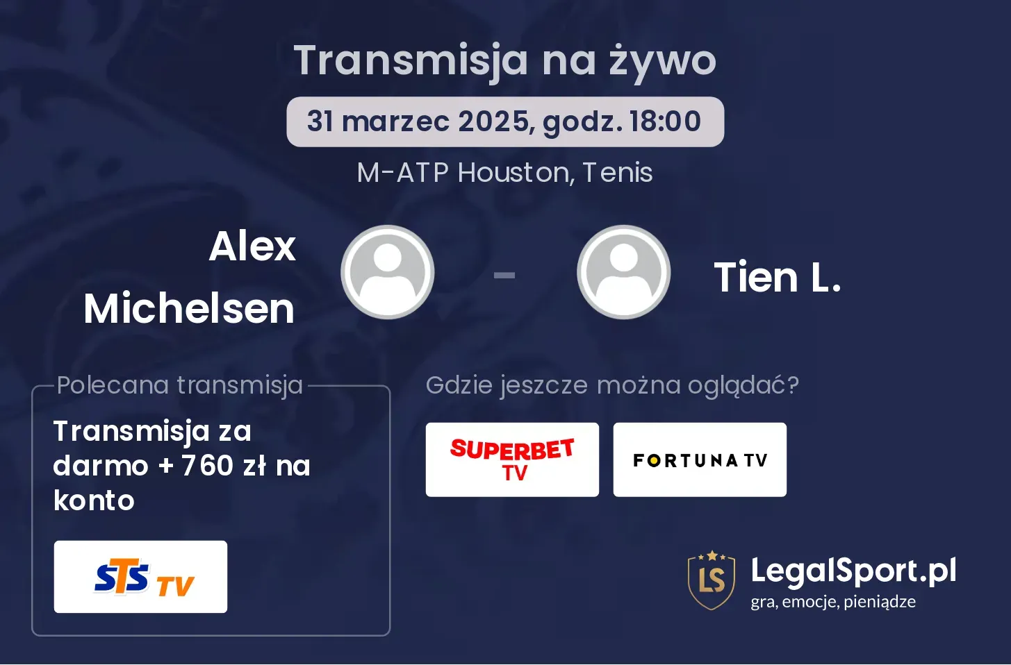Alex Michelsen - Tien L. gdzie oglądać?