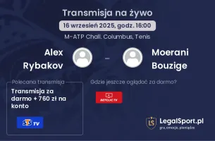 Alex Rybakov - Moerani Bouzige gdzie oglądać?