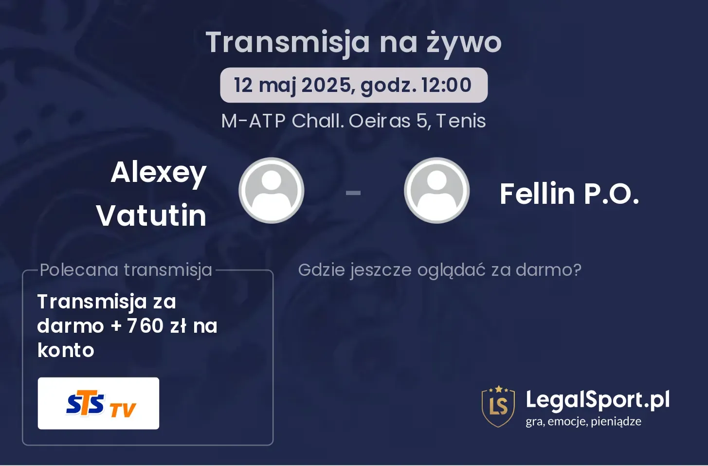 Alexey Vatutin - Fellin P.O. transmisja na żywo