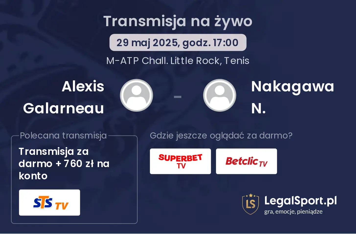 Alexis Galarneau - Nakagawa N. gdzie oglądać?