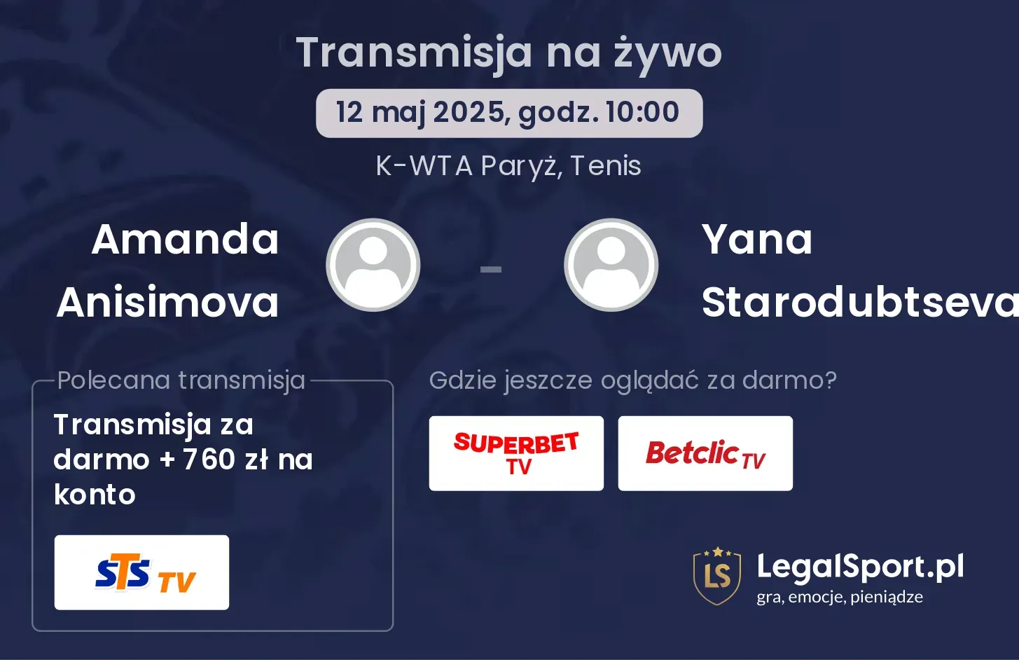 Amanda Anisimova - Yana Starodubtseva gdzie oglądać?