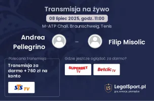 Andrea Pellegrino - Filip Misolic gdzie oglądać?