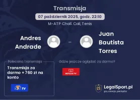 Andres Andrade - Juan Bautista Torres gdzie oglądać?