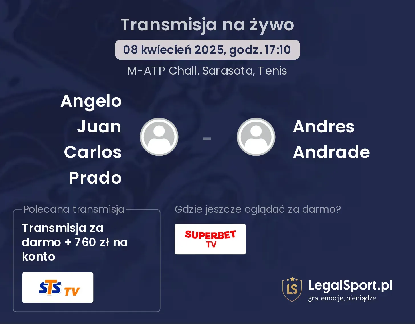 Angelo Juan Carlos Prado - Andres Andrade gdzie oglądać transmisję?