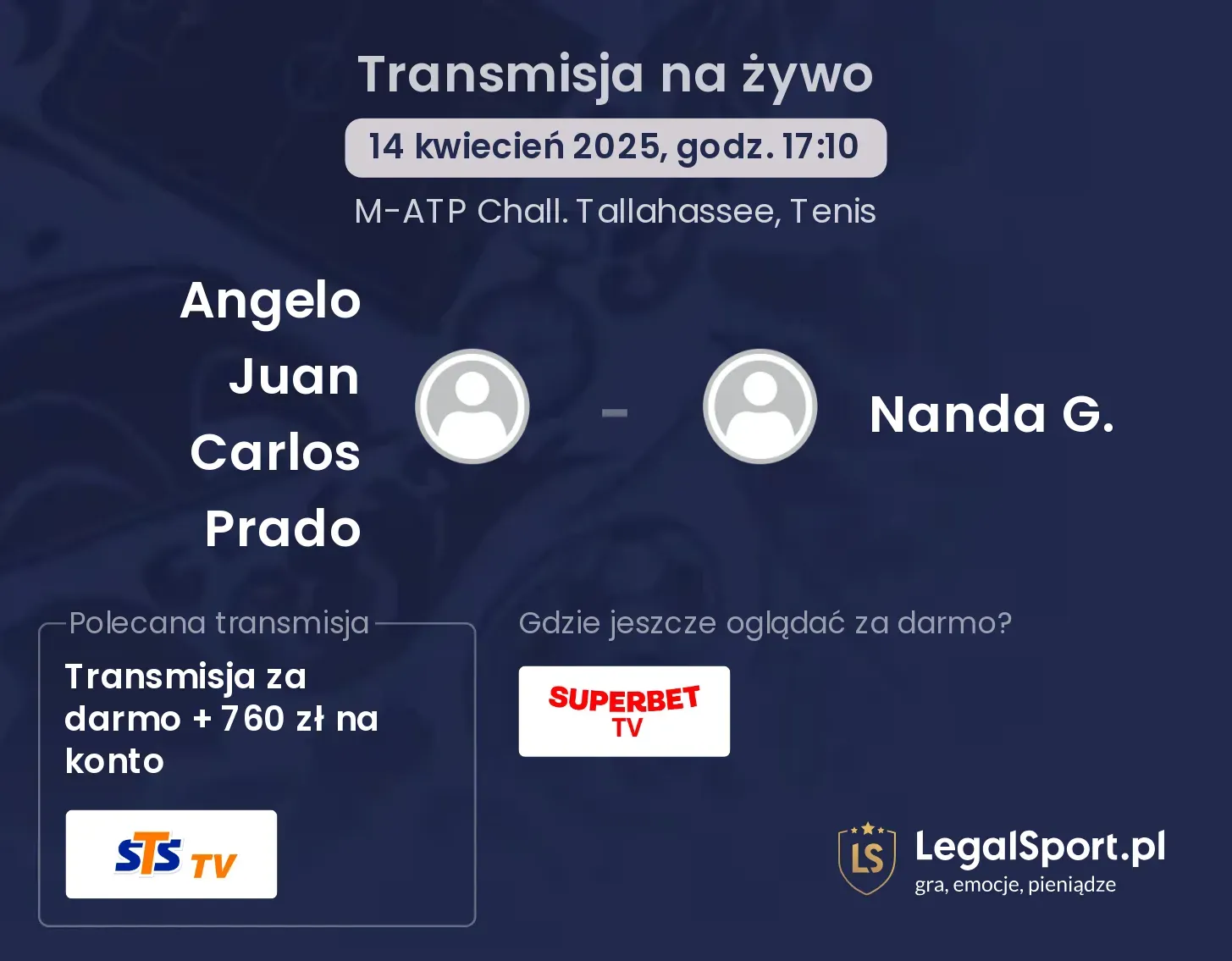 Angelo Juan Carlos Prado - Nanda G. gdzie oglądać?