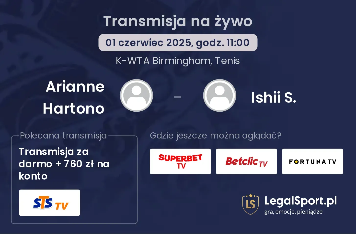 Arianne Hartono - Ishii S. gdzie oglądać?