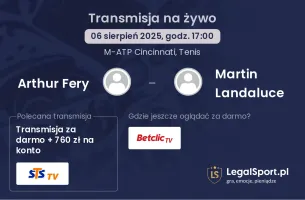Arthur Fery - Martin Landaluce gdzie oglądać?