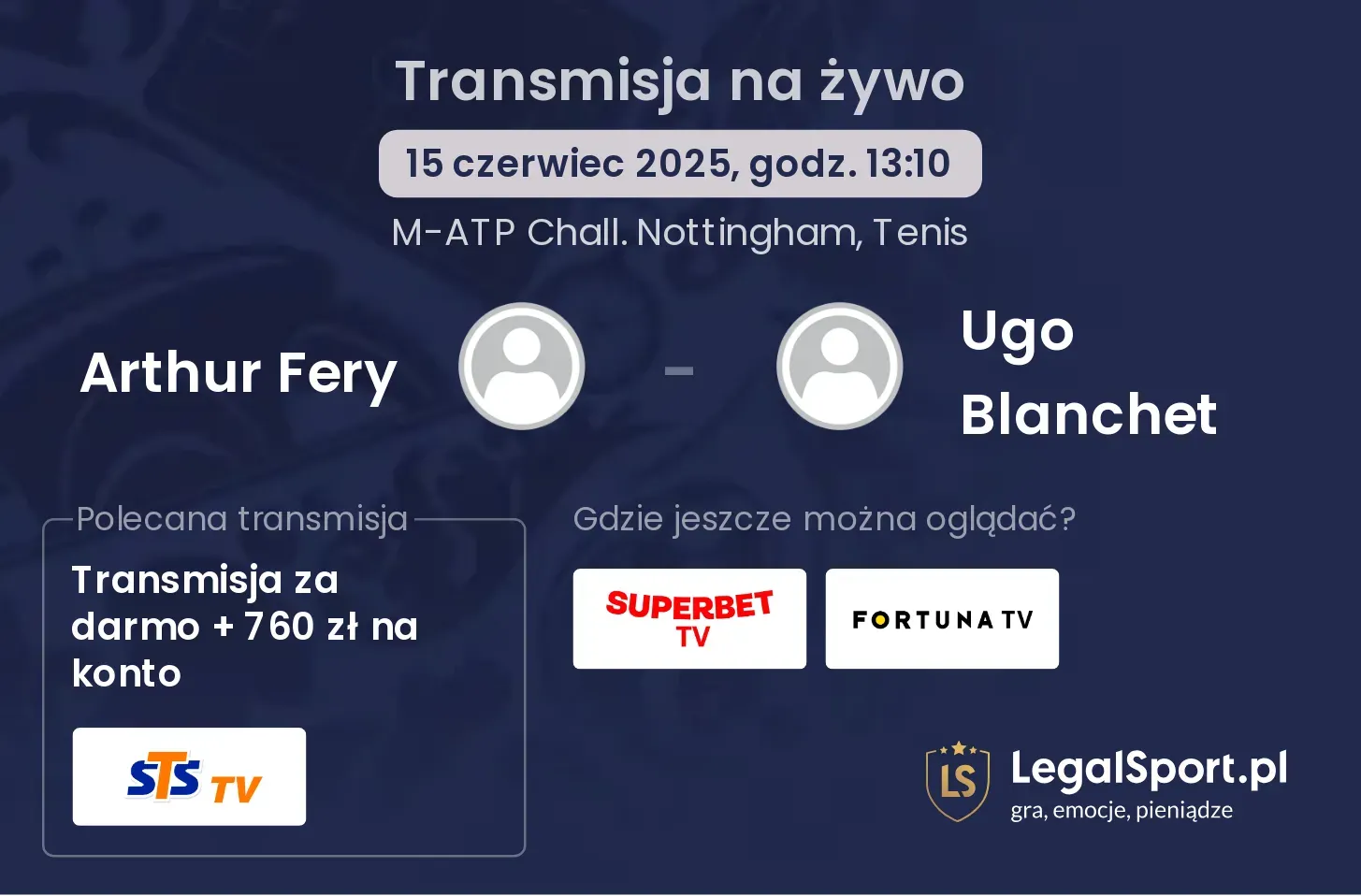 Arthur Fery - Ugo Blanchet gdzie oglądać?