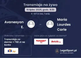 Avanesyan E. - Maria Lourdes Carle gdzie oglądać?