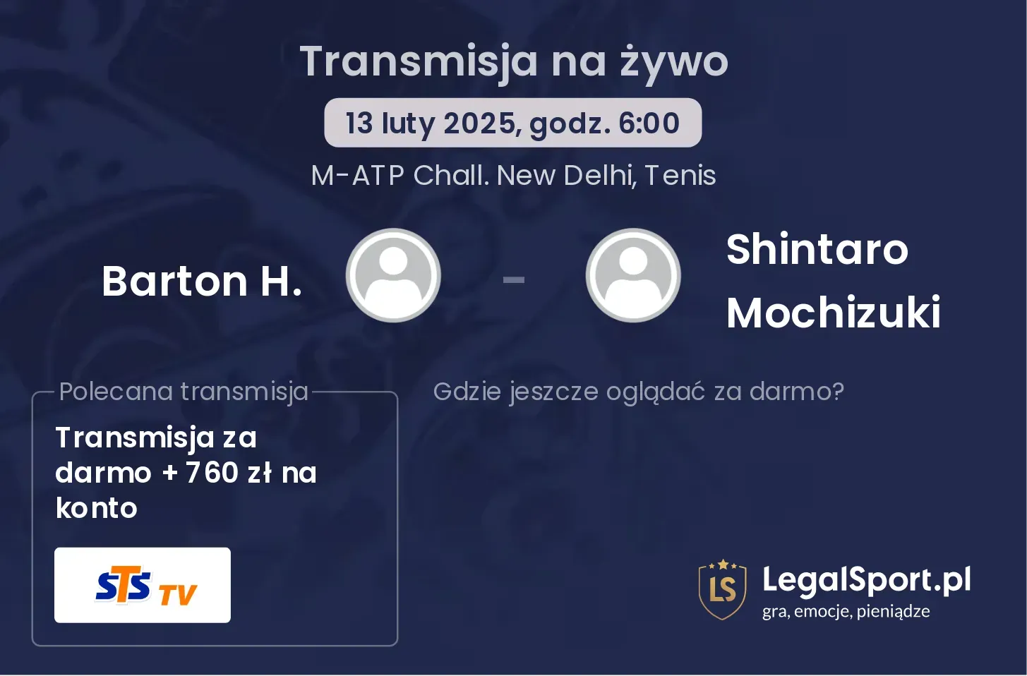Barton H. - Shintaro Mochizuki gdzie oglądać?
