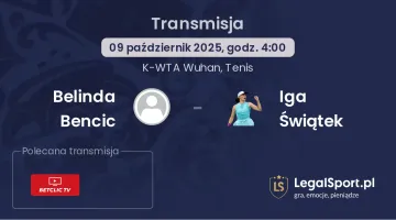 Belinda Bencic - Iga Świątek gdzie oglądać?