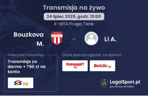 Bouzkova M. - Li A. gdzie oglądać?