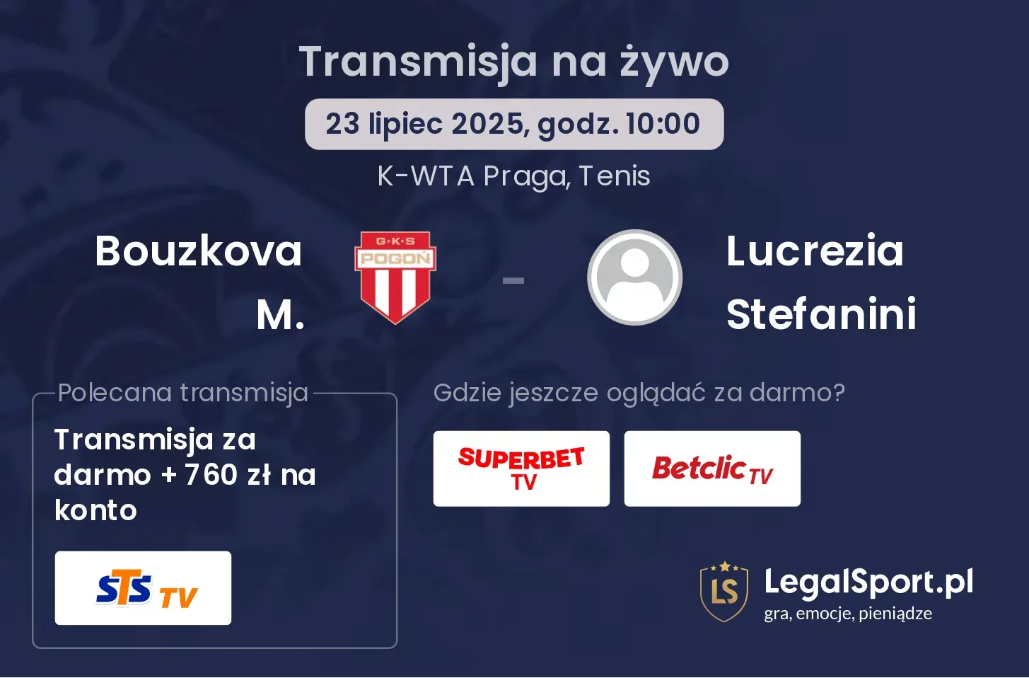 Bouzkova M. - Lucrezia Stefanini gdzie oglądać?