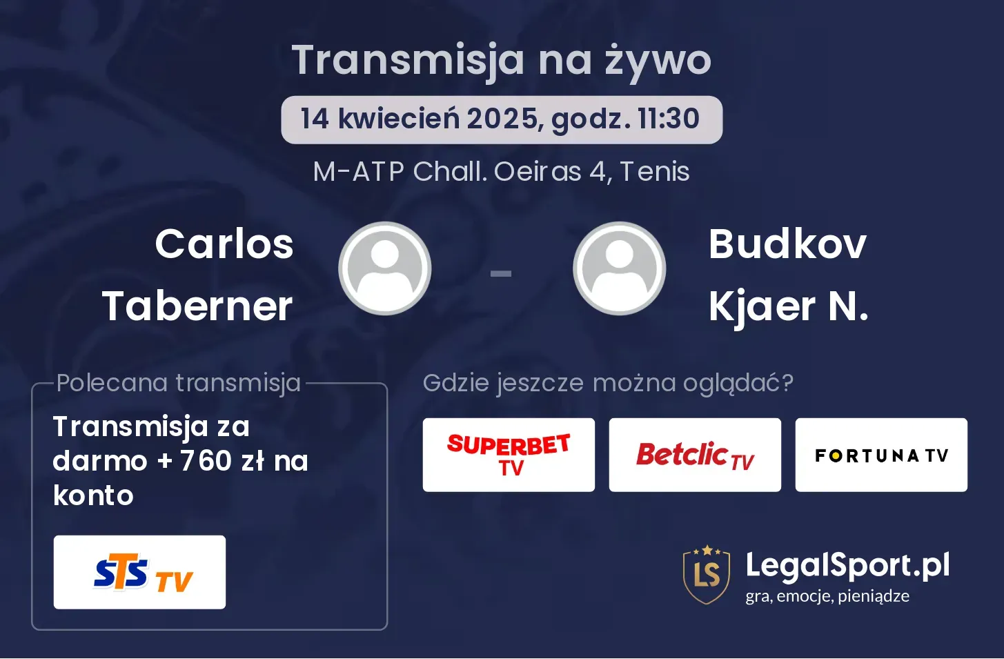 Carlos Taberner - Budkov Kjaer N. gdzie oglądać?