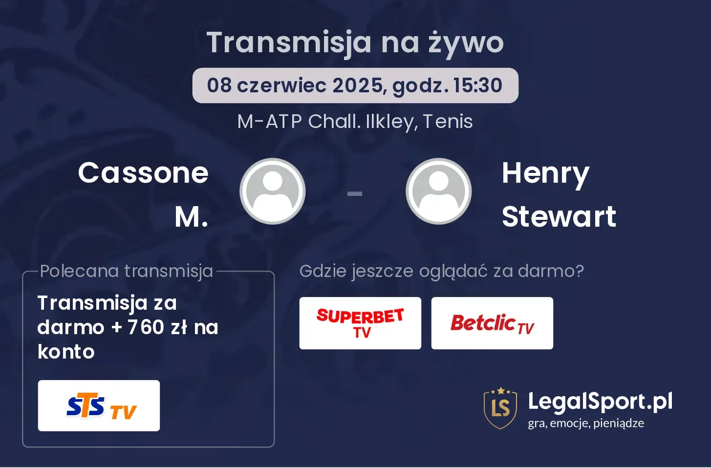 Cassone M. - Henry Stewart gdzie oglądać?