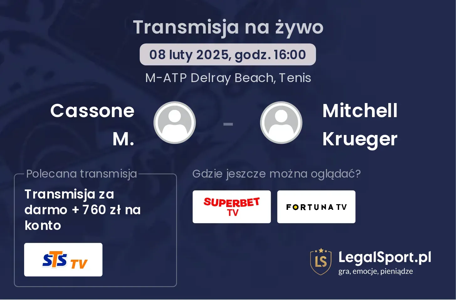 Cassone M. - Mitchell Krueger gdzie oglądać?