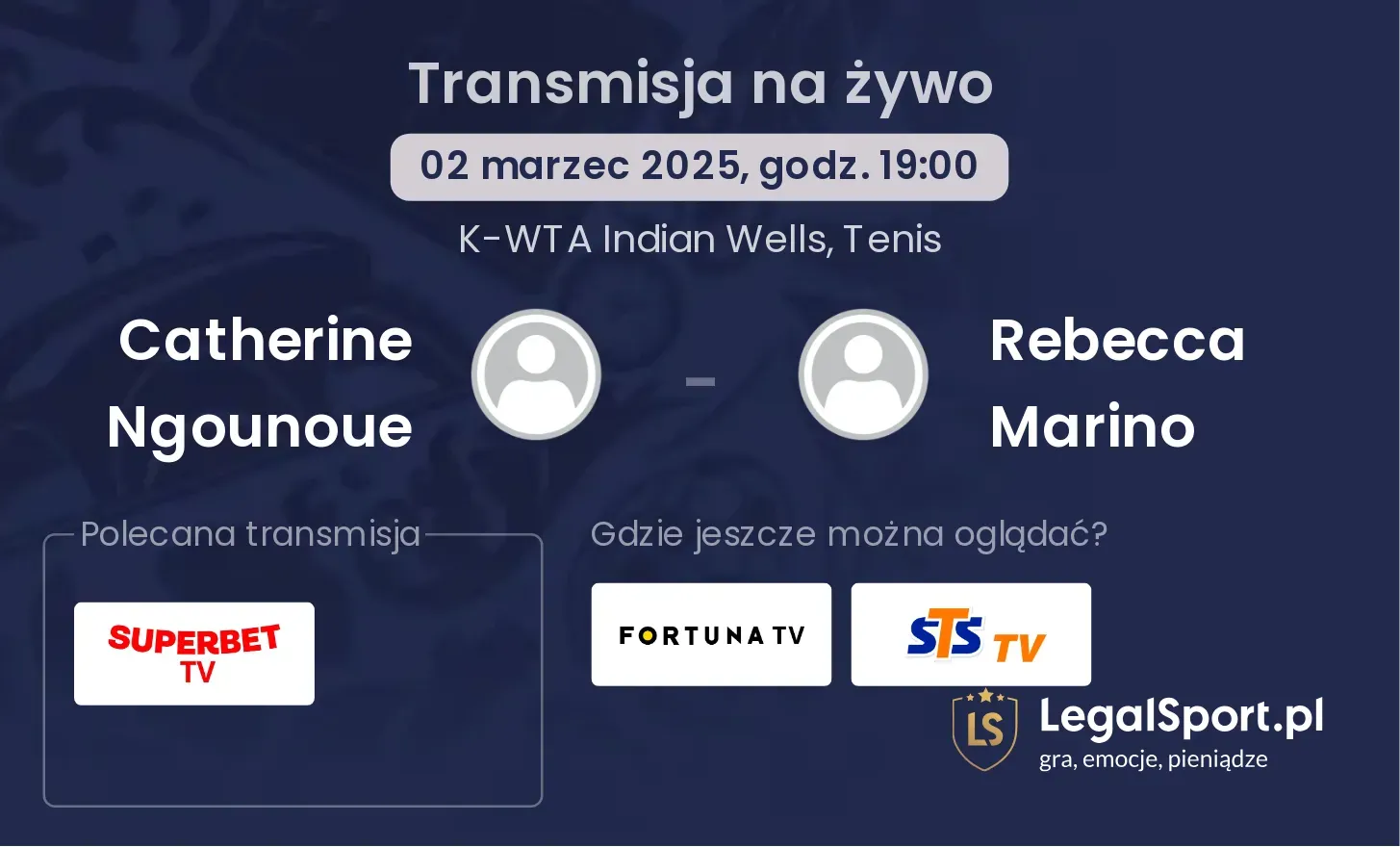 Catherine Ngounoue - Rebecca Marino gdzie oglądać?