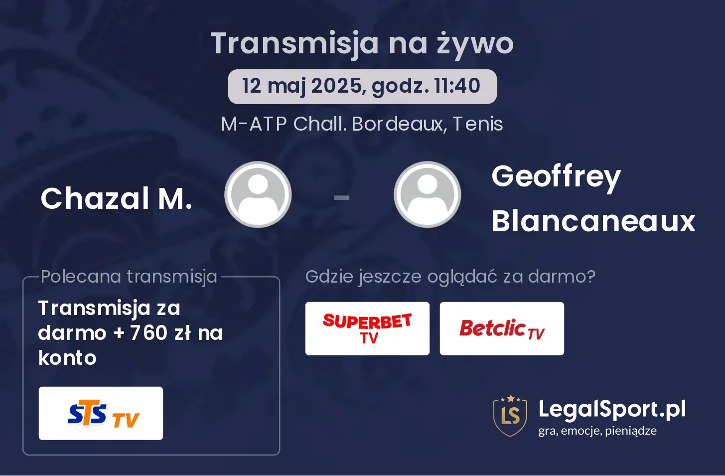 Chazal M. - Geoffrey Blancaneaux gdzie oglądać?