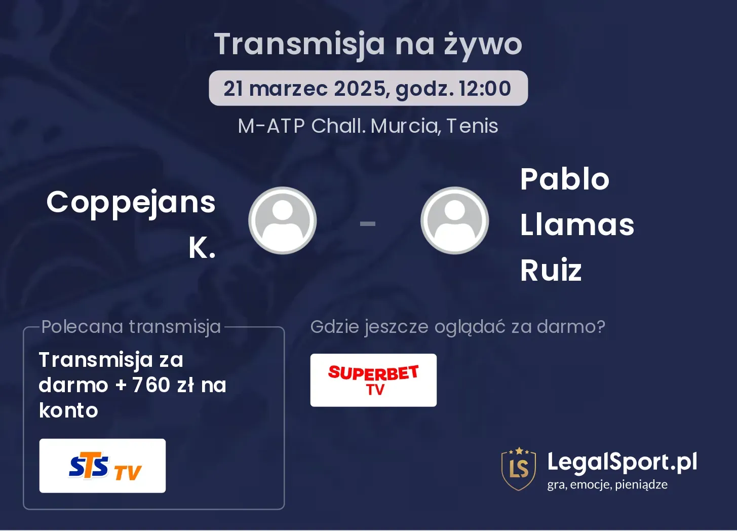 Coppejans K. - Pablo Llamas Ruiz gdzie oglądać?