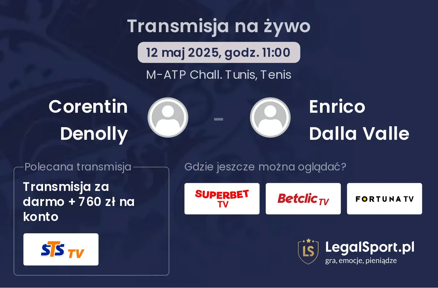 Corentin Denolly - Enrico Dalla Valle gdzie oglądać?