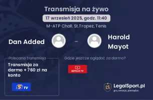 Dan Added - Harold Mayot gdzie oglądać?