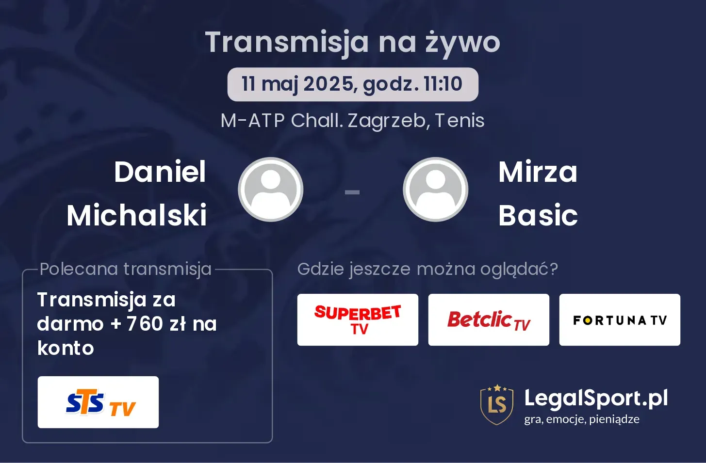 Daniel Michalski - Mirza Basic transmisja na żywo