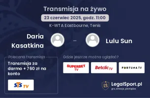 Daria Kasatkina - Lulu Sun gdzie oglądać?