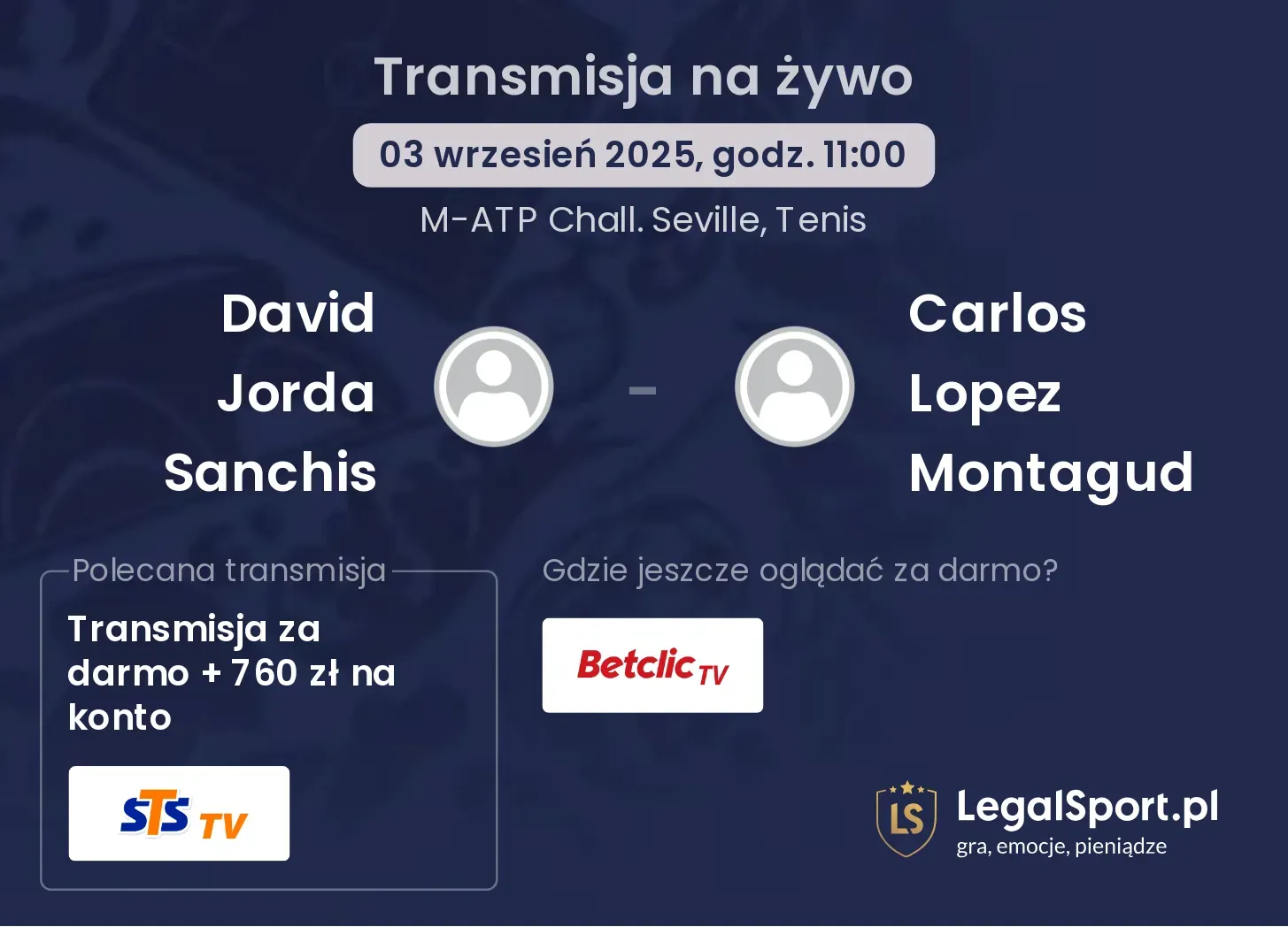 David Jorda Sanchis - Carlos Lopez Montagud gdzie oglądać?